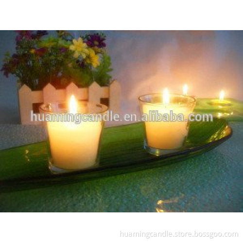 Huaming 7 day candles wholesale Exporters/glass jar religious candle